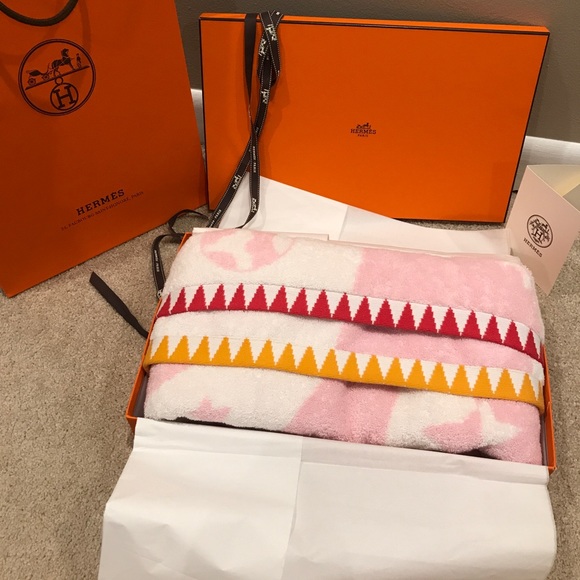 hermes baby towel